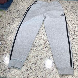 Gray Kids Adidas Sweat pants! Size Medium (10/12)